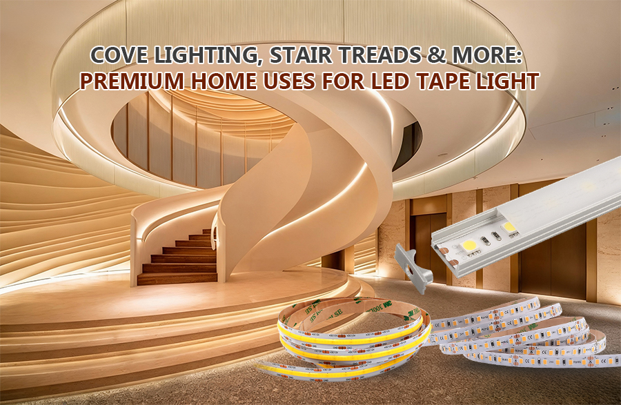 Cinta LED Profesional: Guía para Foseados y Escaleras Premium